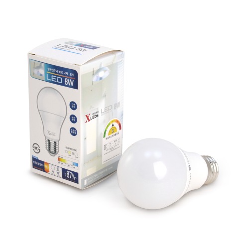 [엑스레즈] XLEDs LED전구 8W (KS인증) 대진디엠피 LED램프
