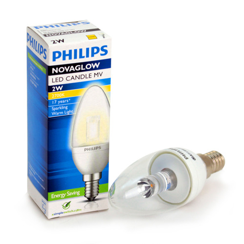 필립스 LED 촛대구 2W(백열전구 15W 대체)